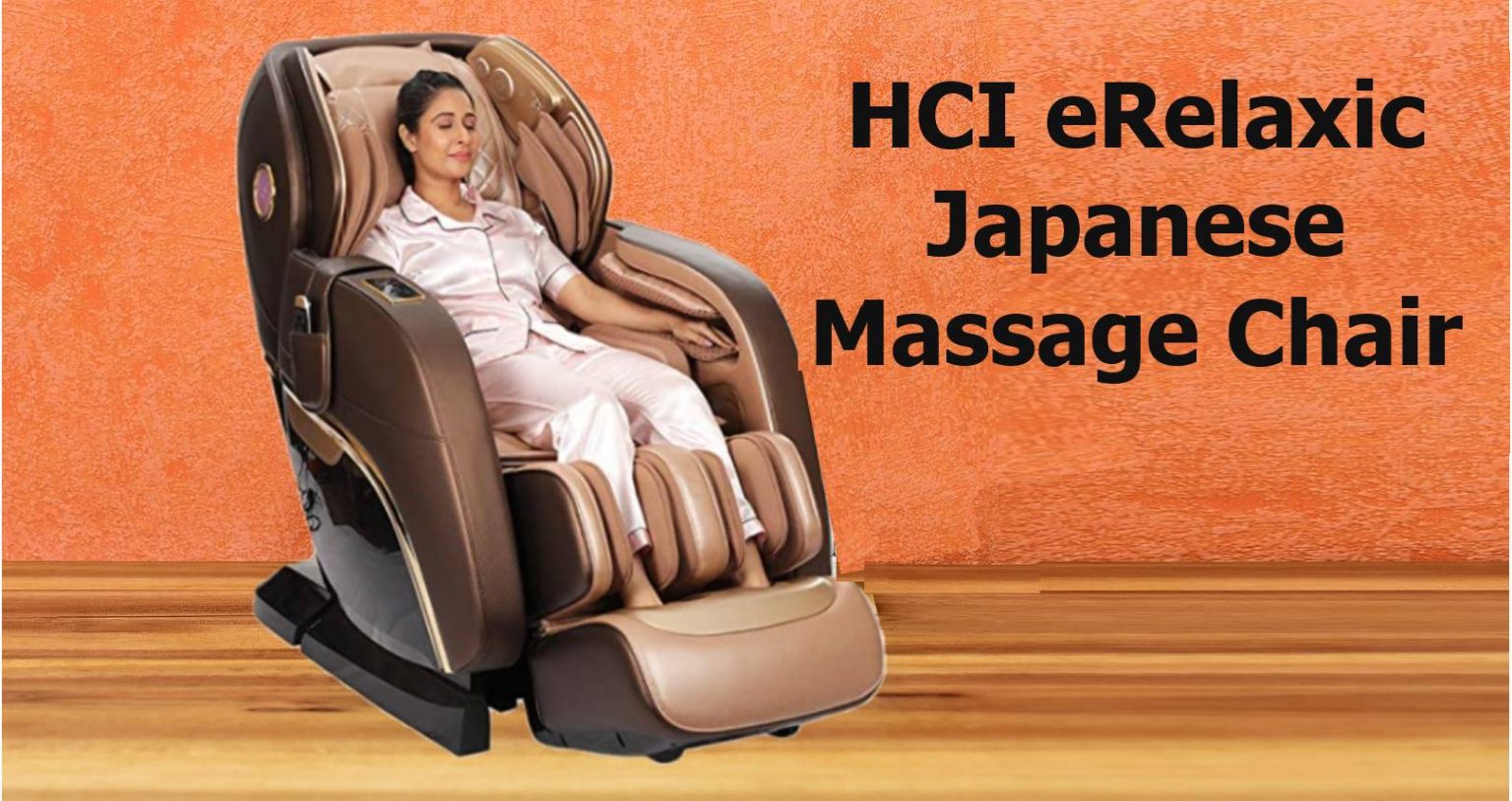 HCI eRelaxic Japanese Massage Chair For Ultimate Relaxation and Pain