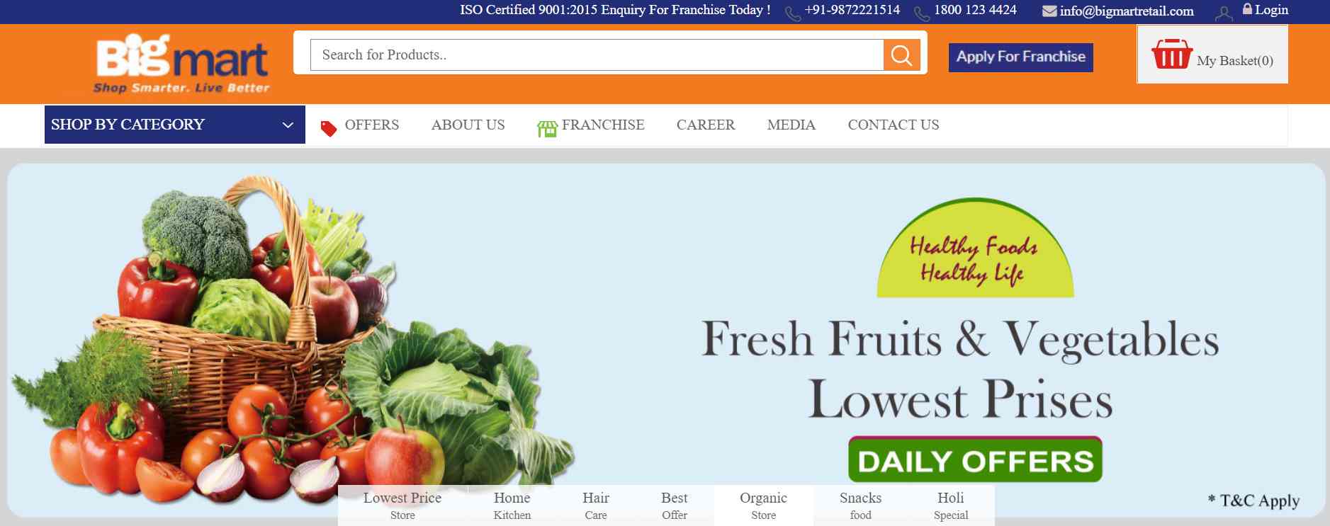 Top 21 Best Stores For Online Grocery Shopping in India