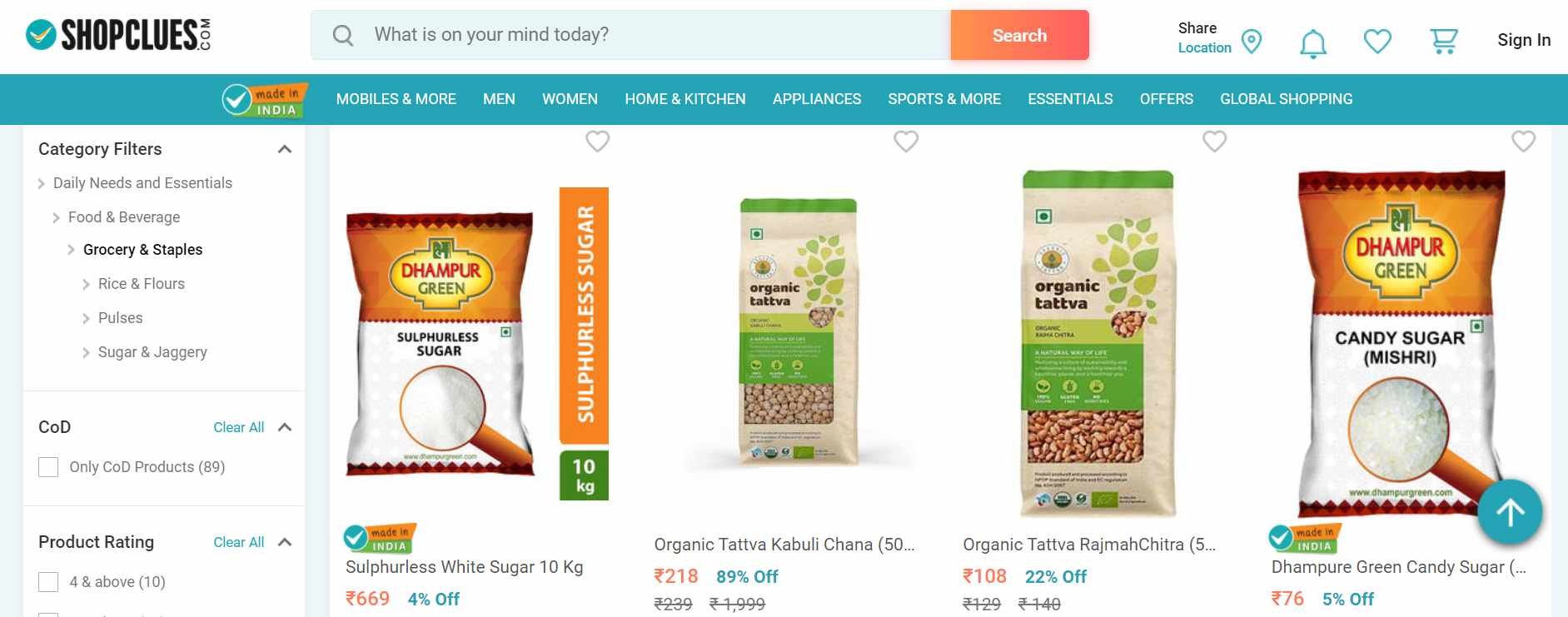 Top 21 Best Stores For Online Grocery Shopping in India