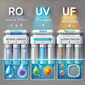 RO vs UV vs UF Water Filter